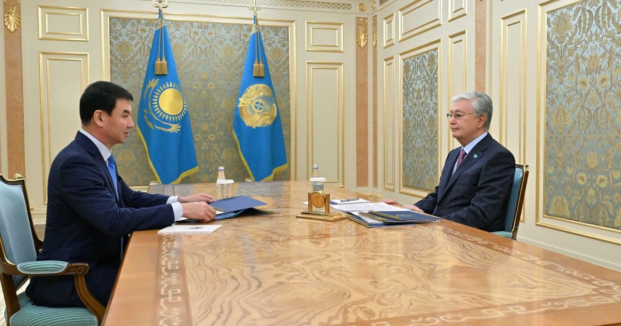 Тоқаев Алматының жаңа әкімі Дархан Сатыбалдыны қабылдады