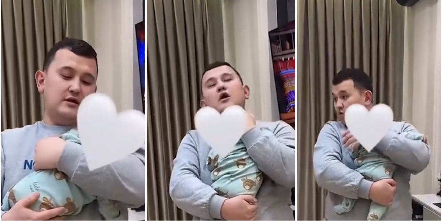 «Еміренсе сүт шығып кетердей»: Елдостың ұлына деген махаббаты елді елжіретті