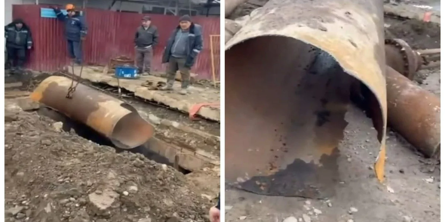 Алматыда жылу құбыры жарылып, бірнеше адам ыстық суға күйіп қалды