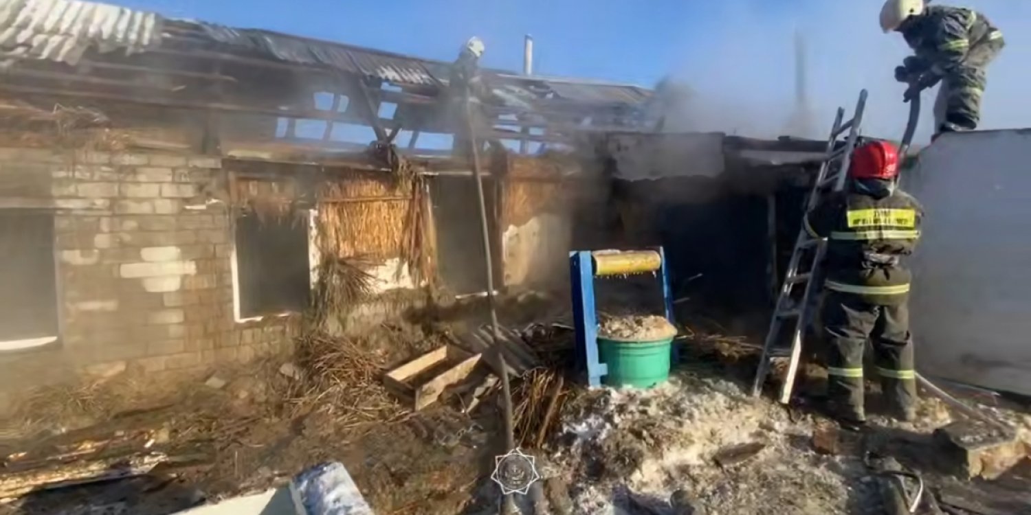 Павлодарда өрттен зардап шеккен бала көз жұмды