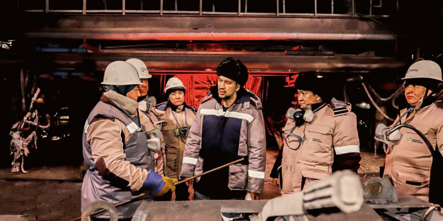 Руслан Өскенәлі Жезқазған өңіріндегі «Қазақмыс» кәсіпорындарын аралады