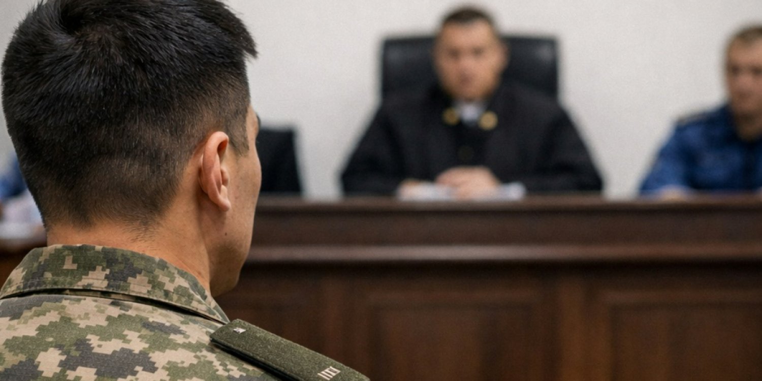 Алматы облысында әскерде әлімжеттік көрсеткен офицер сотталды