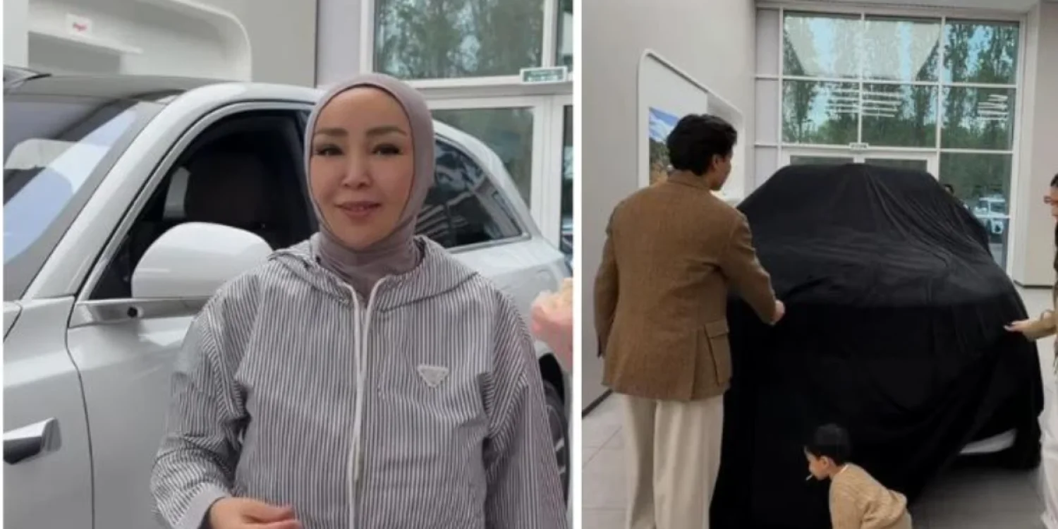 "Осындай ене бұйырсын": Айнұр Тұрсынбаева келінінің туған күніне темір тұлпар сыйлады