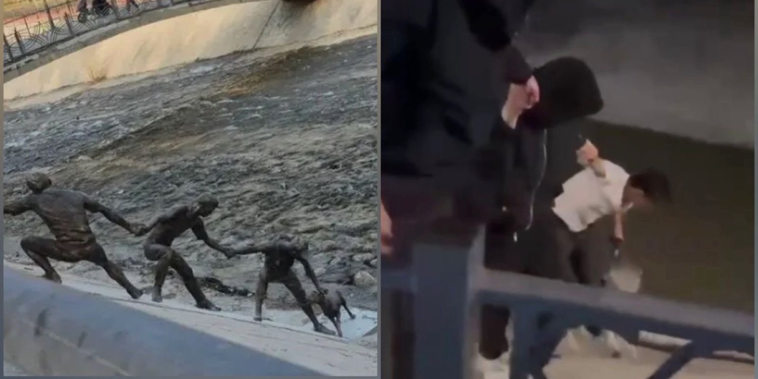 Алматылықтар бұрын ескерткіш қойылған ерлікті тағы да қайталады (ВИДЕО)