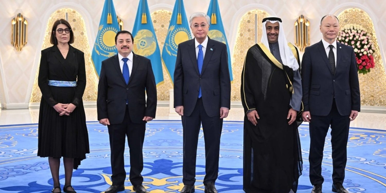 Касым-Жомарт Токаев принял верительные грамоты послов четырех стран