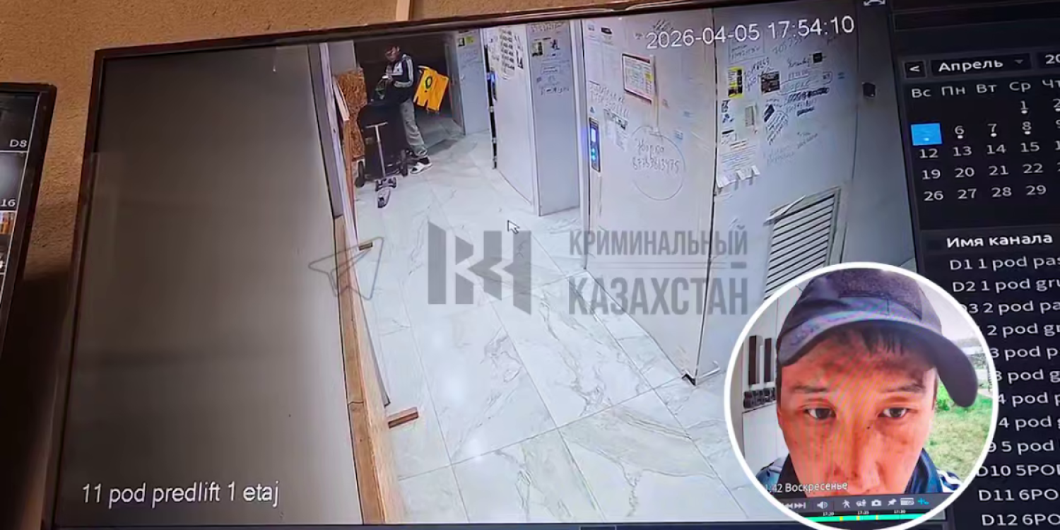 В Алматы курьер справил нужду в детскую коляску