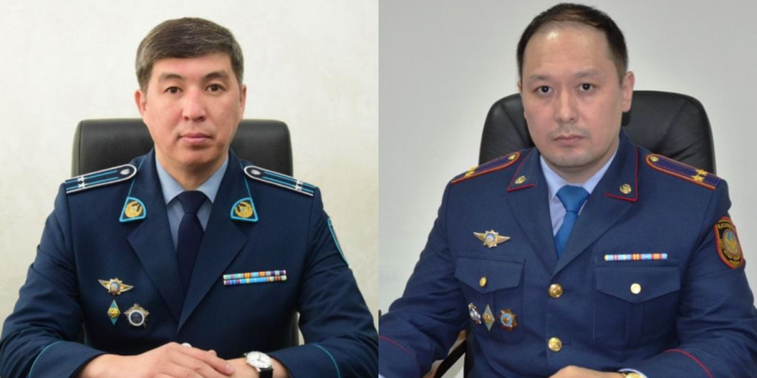 Атырауда қызметінен қуылған полиция басшыларының кім екені белгілі болды