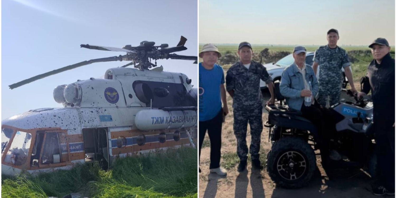Павлодарда өзін іздеген тікұшақ апатқа ұшырап, екі тәулік қамыста жатқан балықшы оқиғаны айтып берді