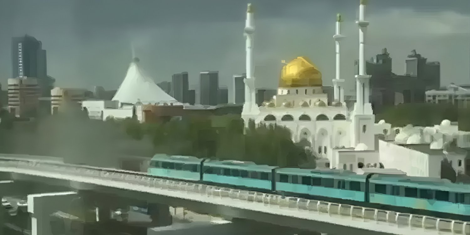 ​Астанада LRT желісінен өрт шықты 
