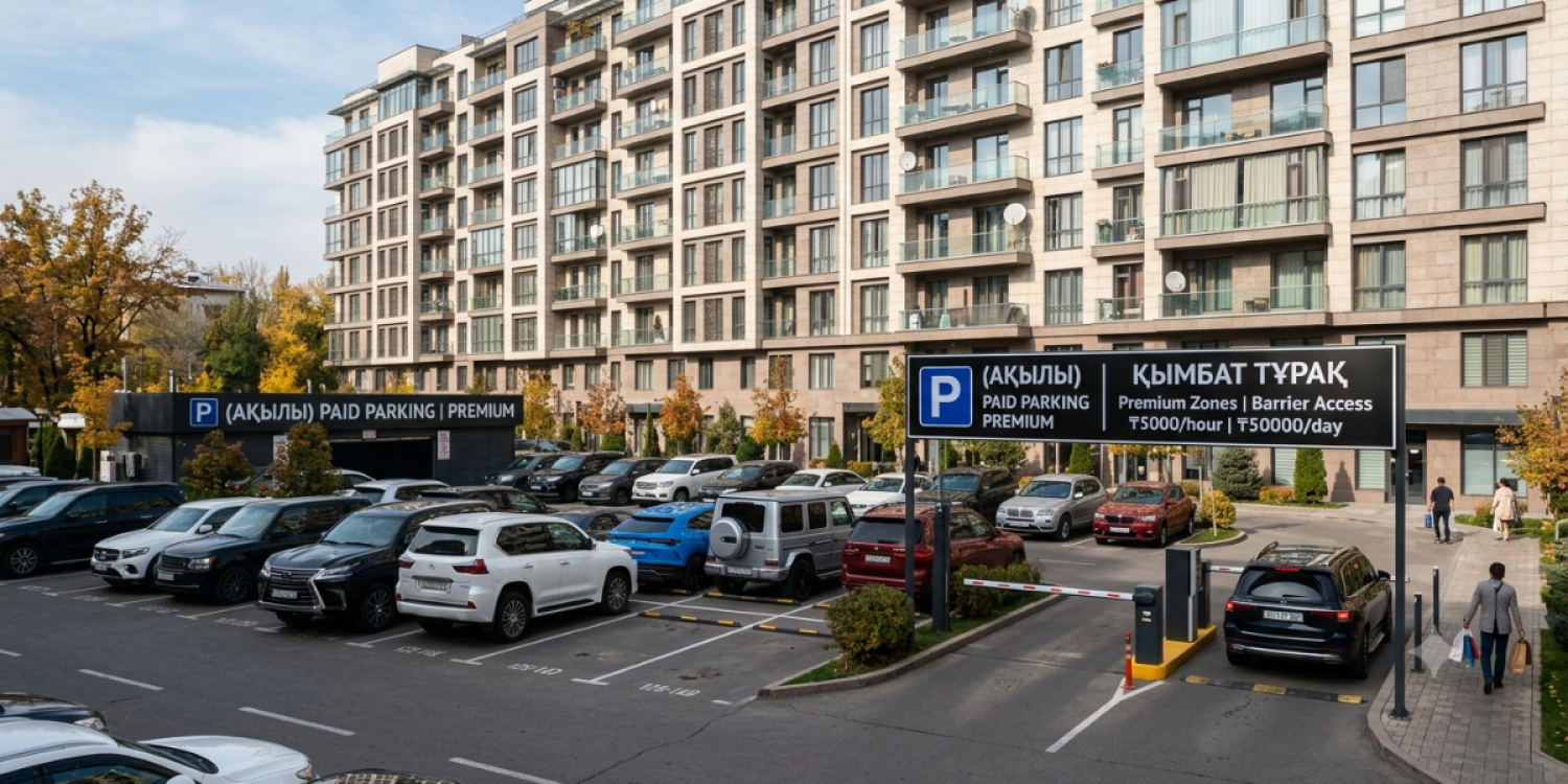 Сәулетші: Барлық автотұрақты ақылы етіп, бағасын өсіру керек