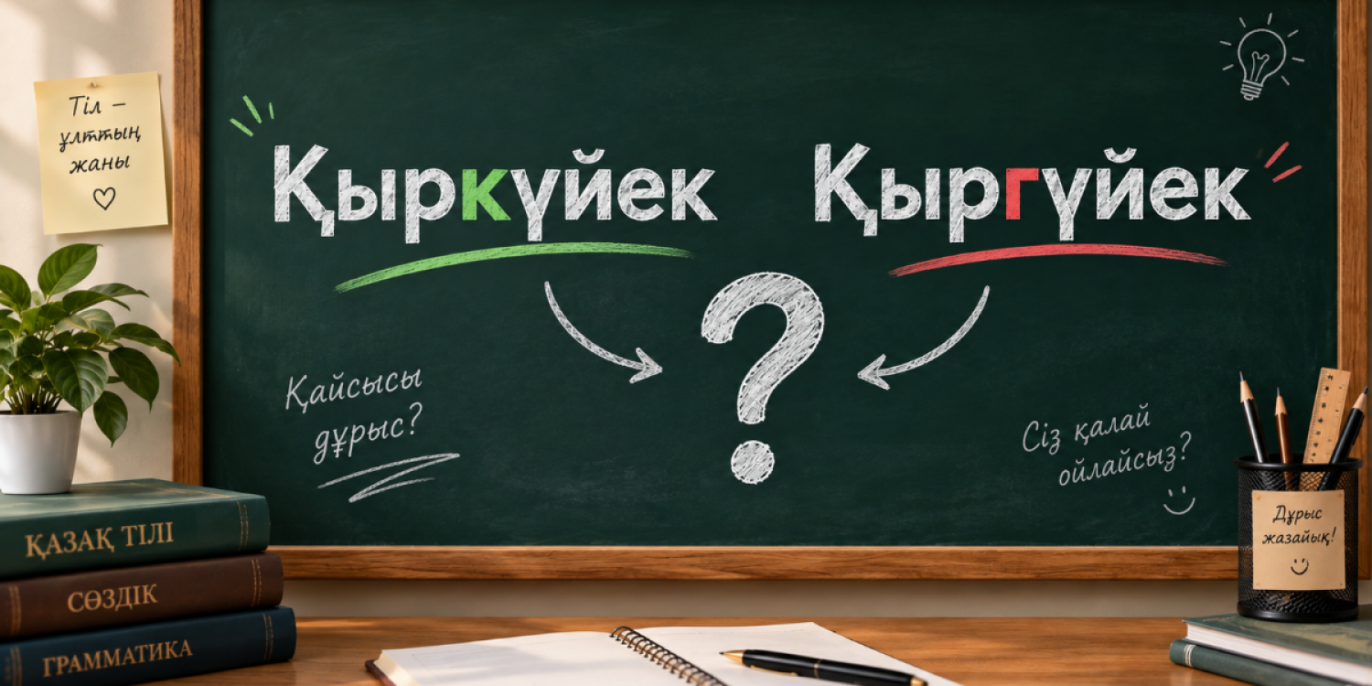 «Қыркүйек» пе, әлде «қыргүйек» пе: Ғылым министрлігі дауға нүкте қойды