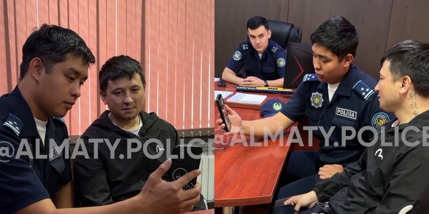 Алматыда полицейлермен жанжалдасқан ер адам қамауға алынды 